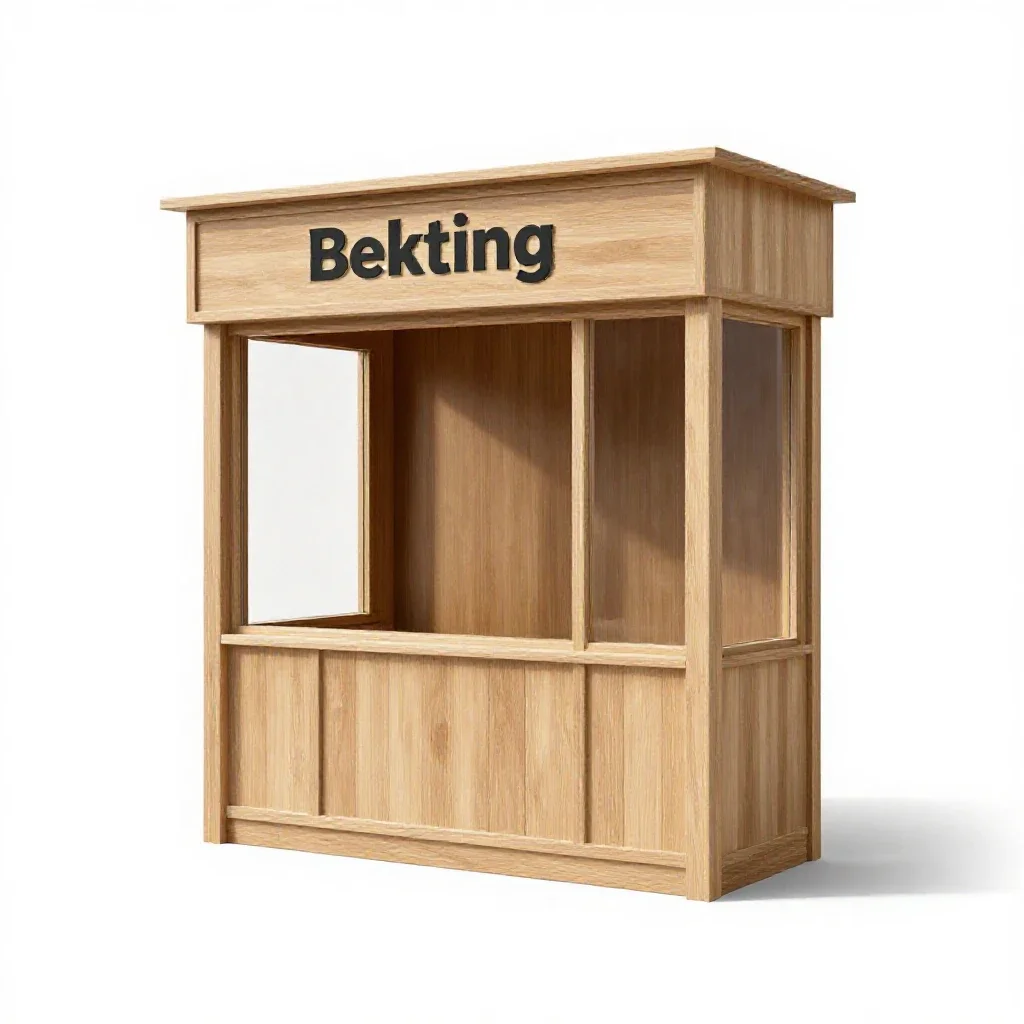 Betting shop isolated on a white background