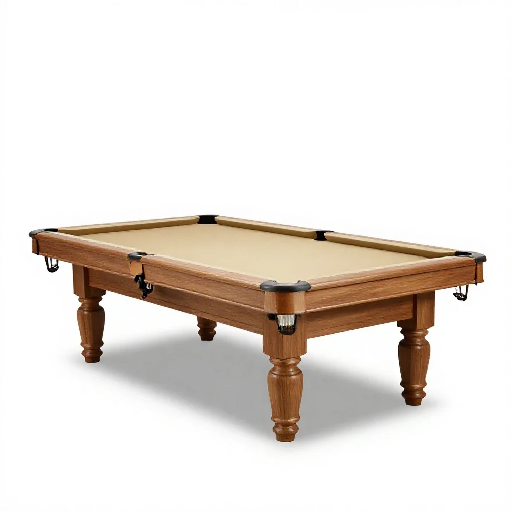 Billiard room isolated on a white background