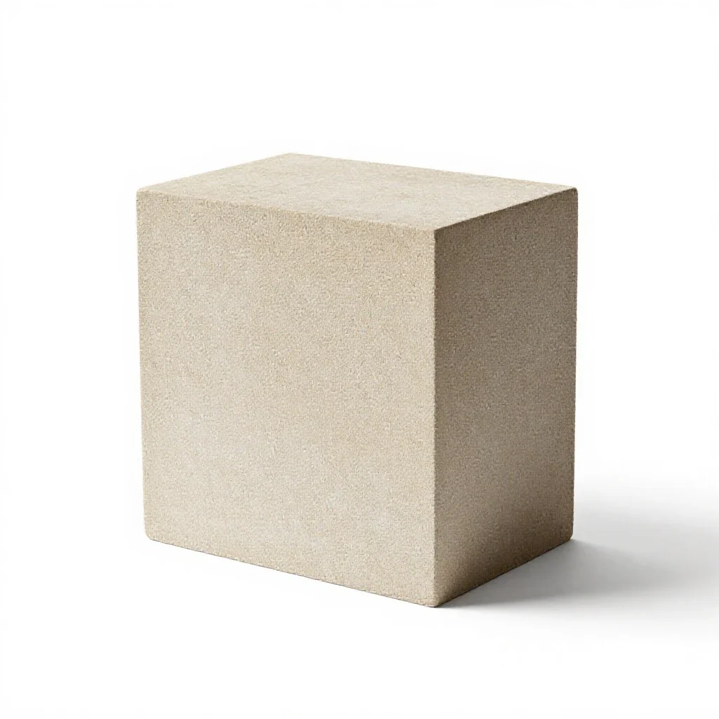 Block isolated on a white background