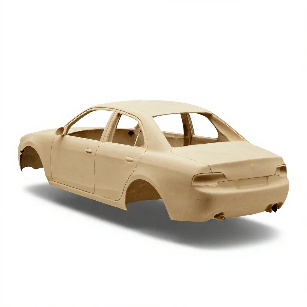 Bodywork isolated on a white background
