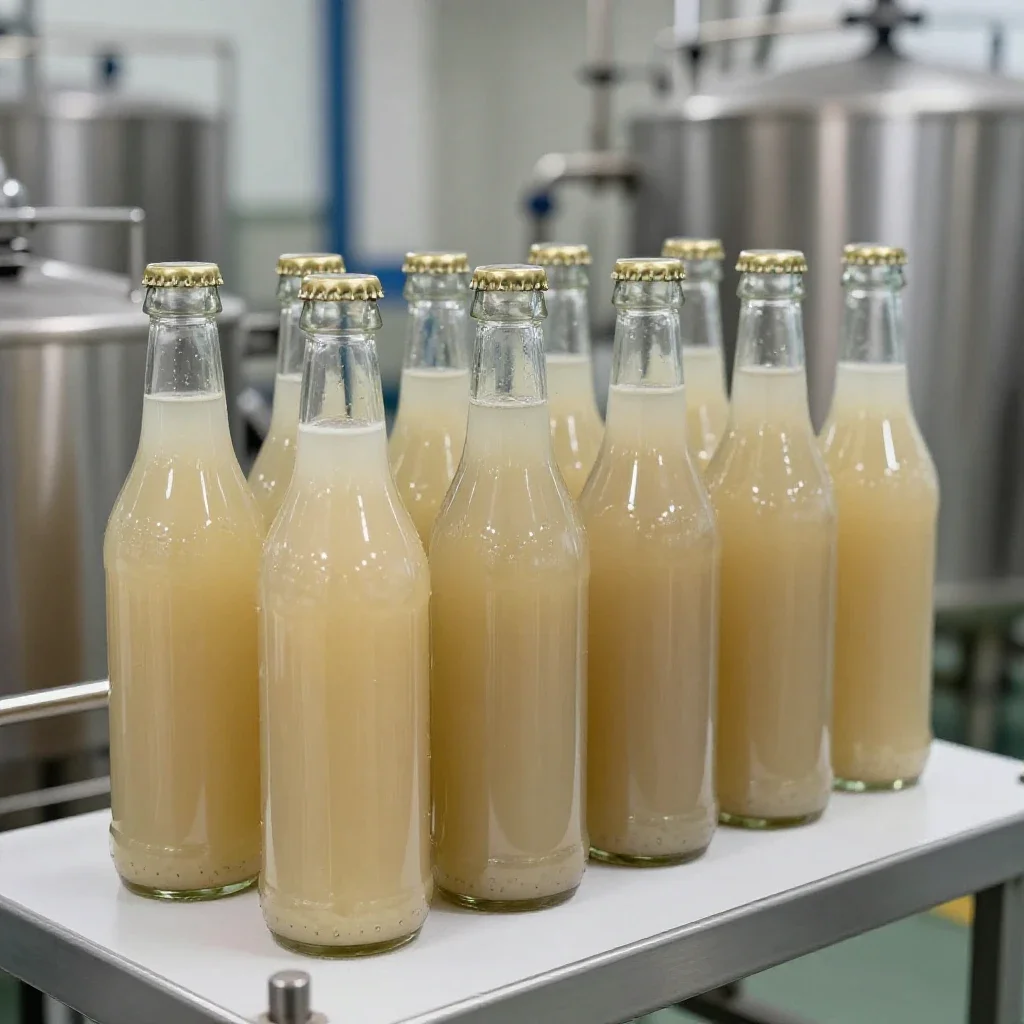 Bottling plant isolated on a white background