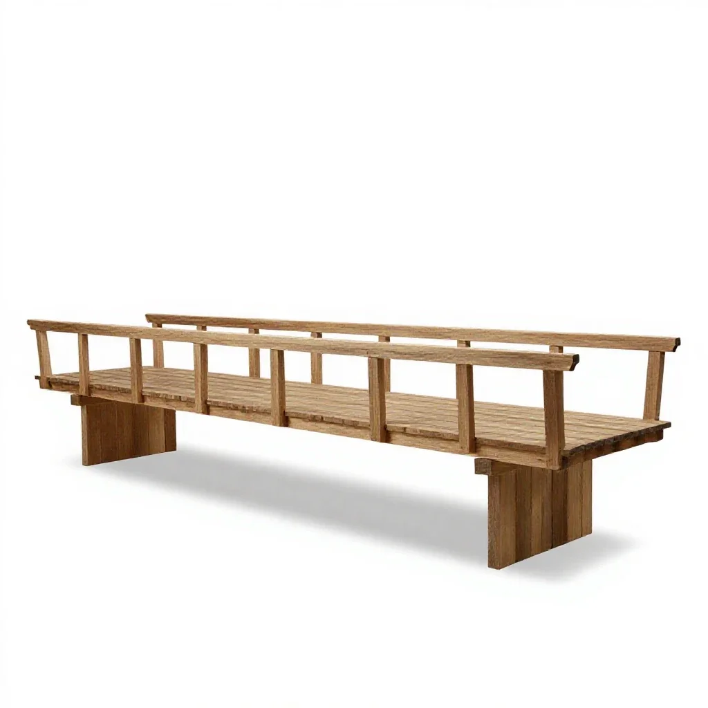 Bridge isolated on a white background