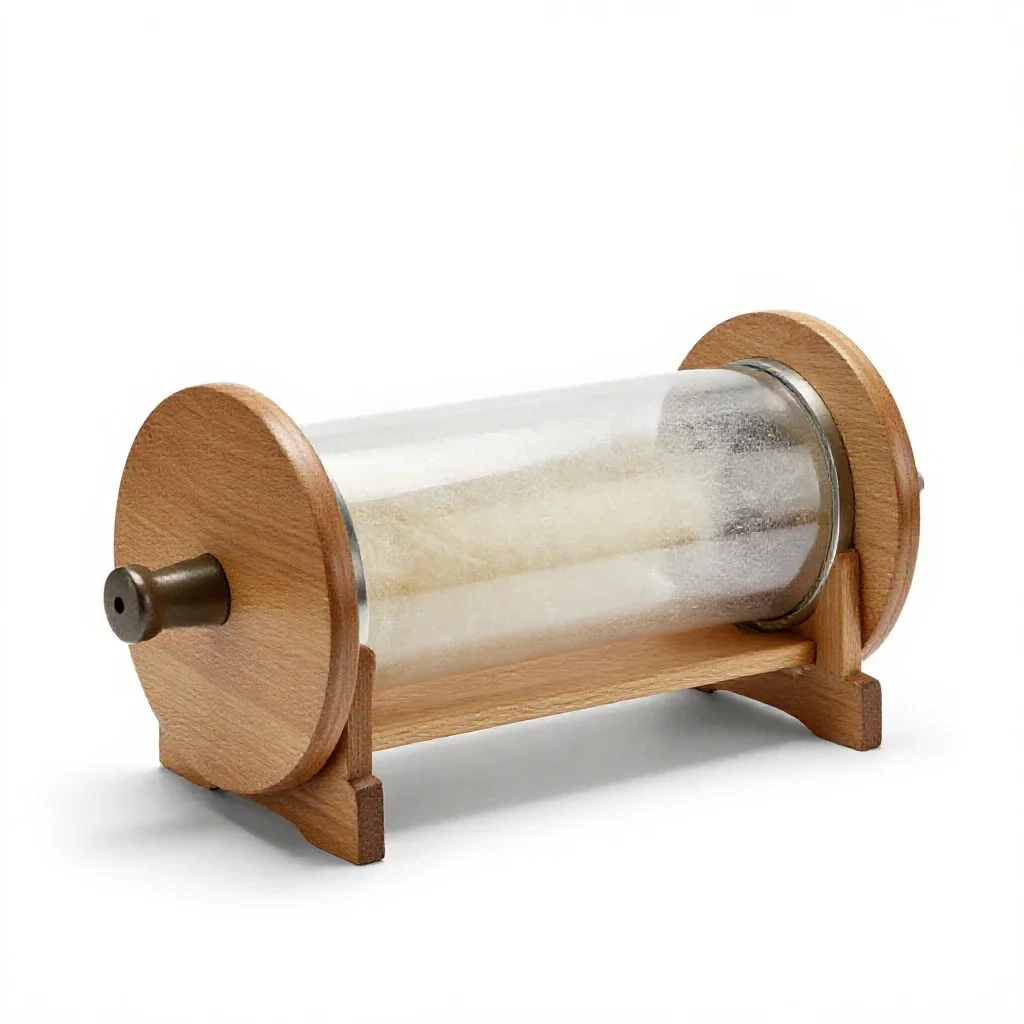Bubble chamber isolated on a white background