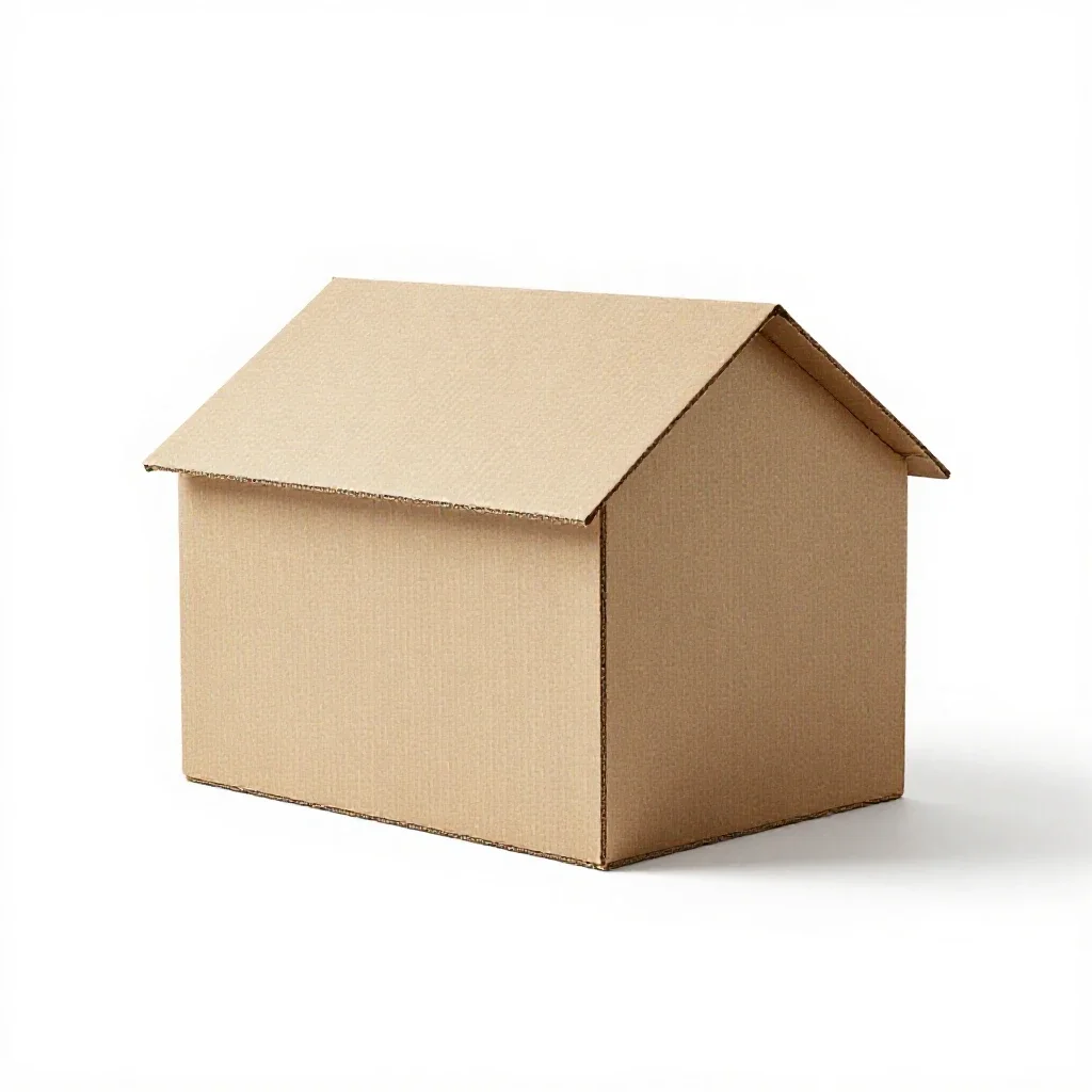 Building isolated on a white background
