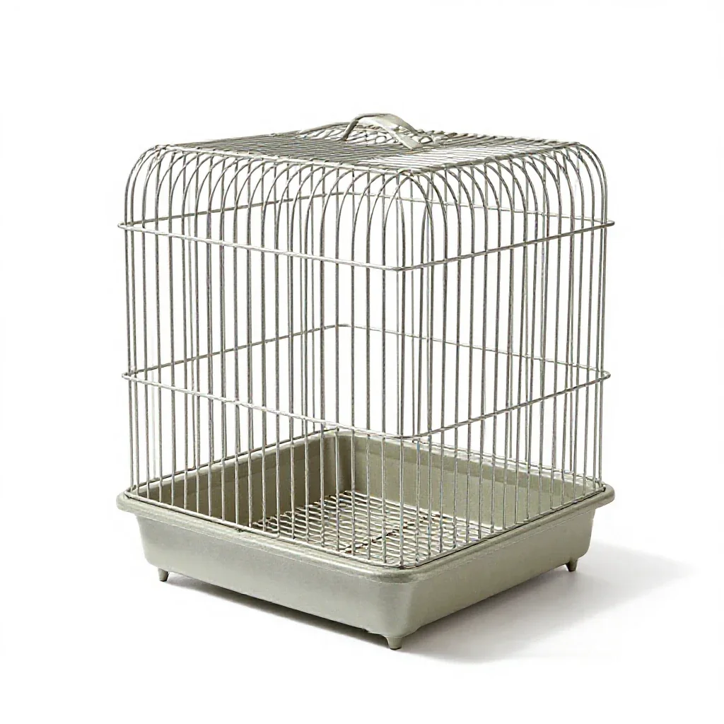 Cage isolated on a white background