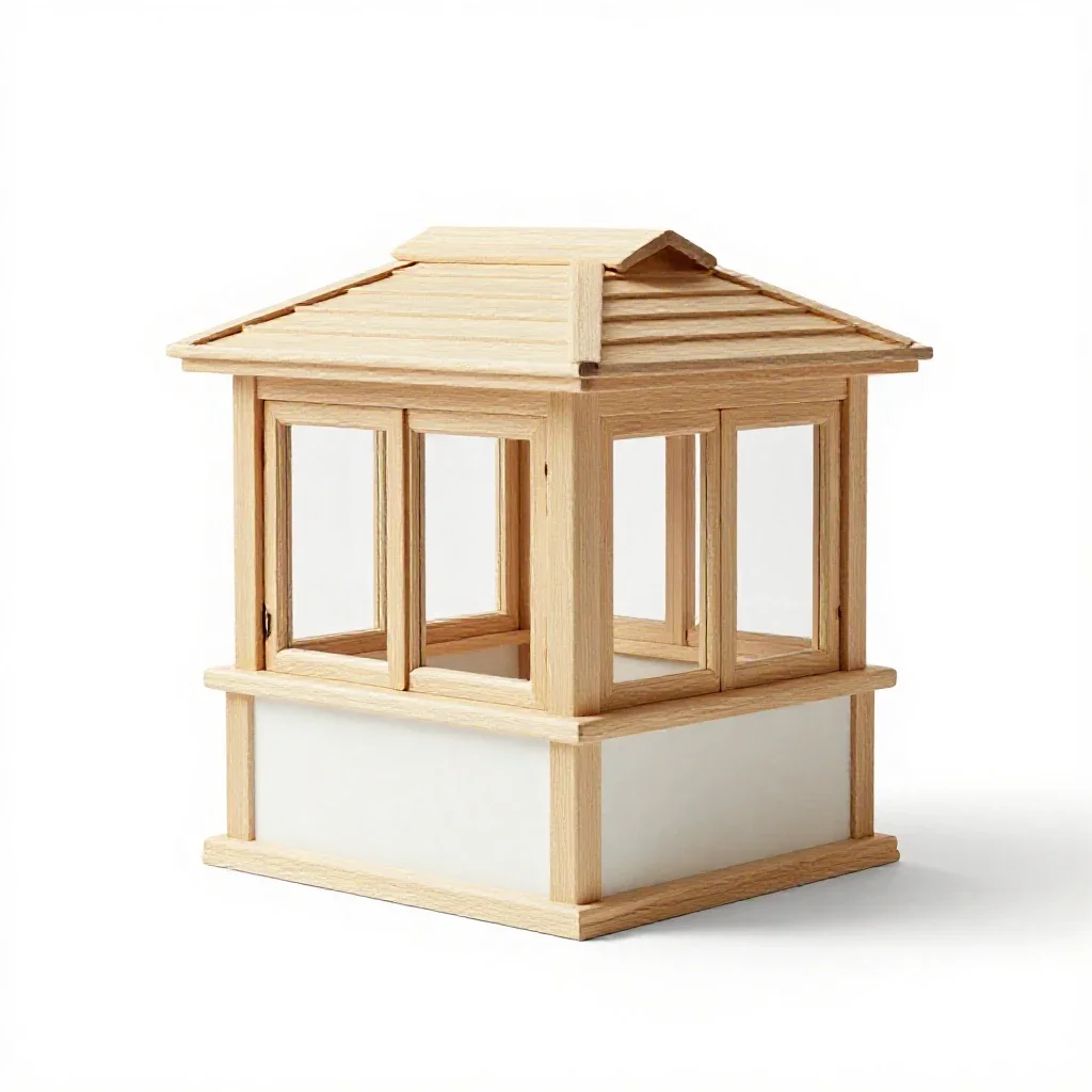 Clerestory isolated on a white background