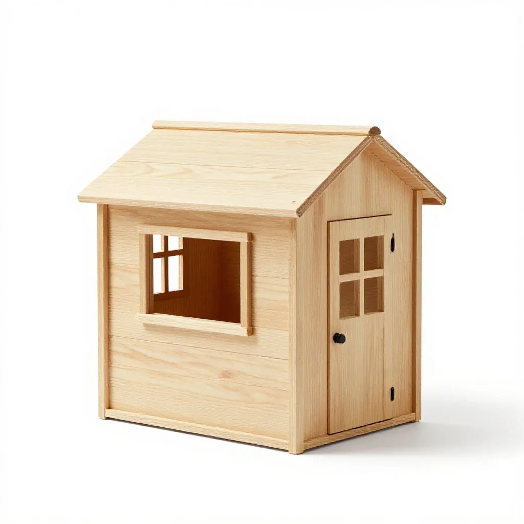 Coach house isolated on a white background