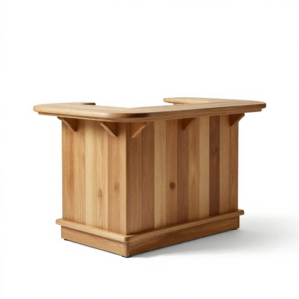 Cocktail lounge isolated on a white background