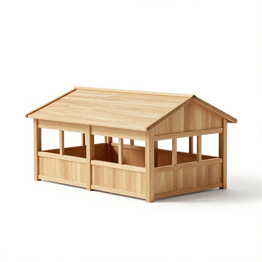 Community center isolated on a white background