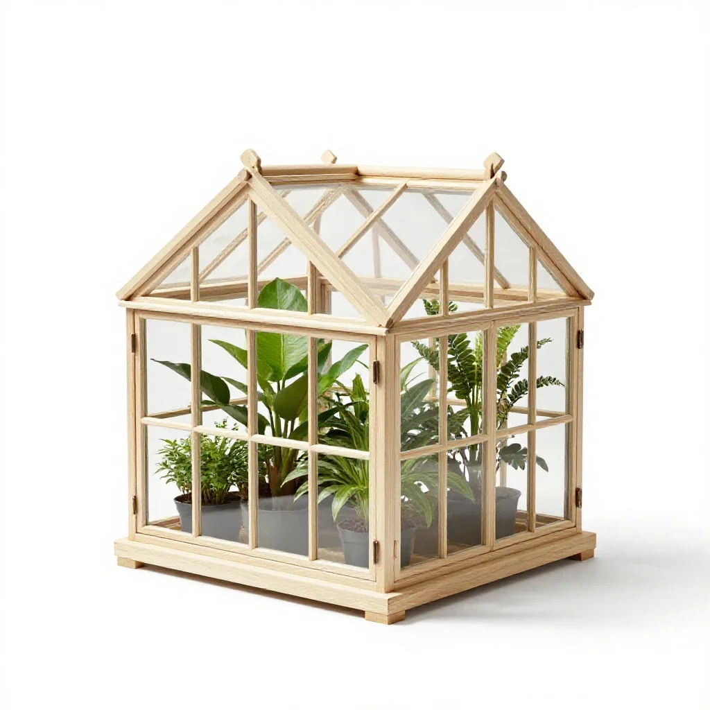 Conservatory isolated on a white background