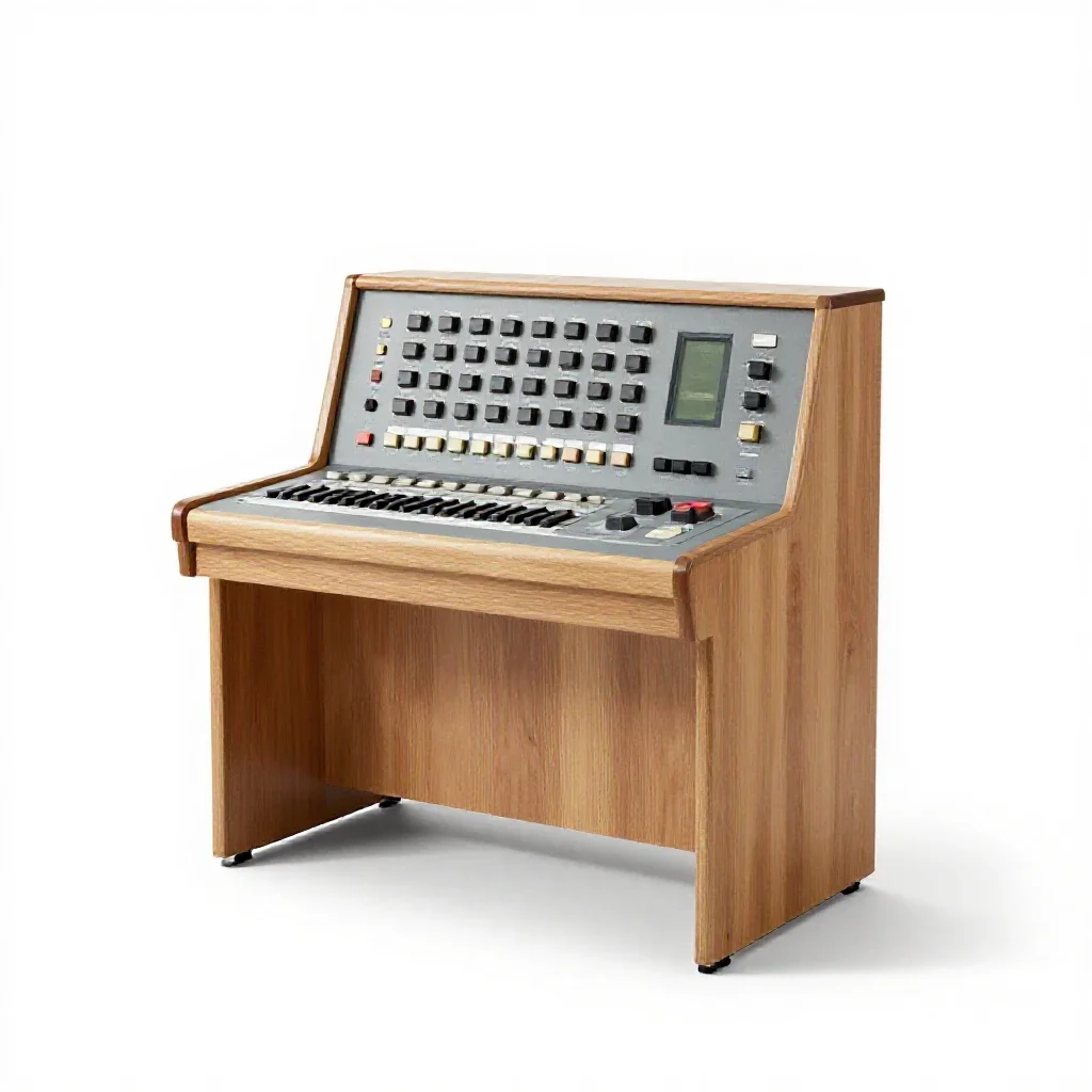 Control room isolated on a white background