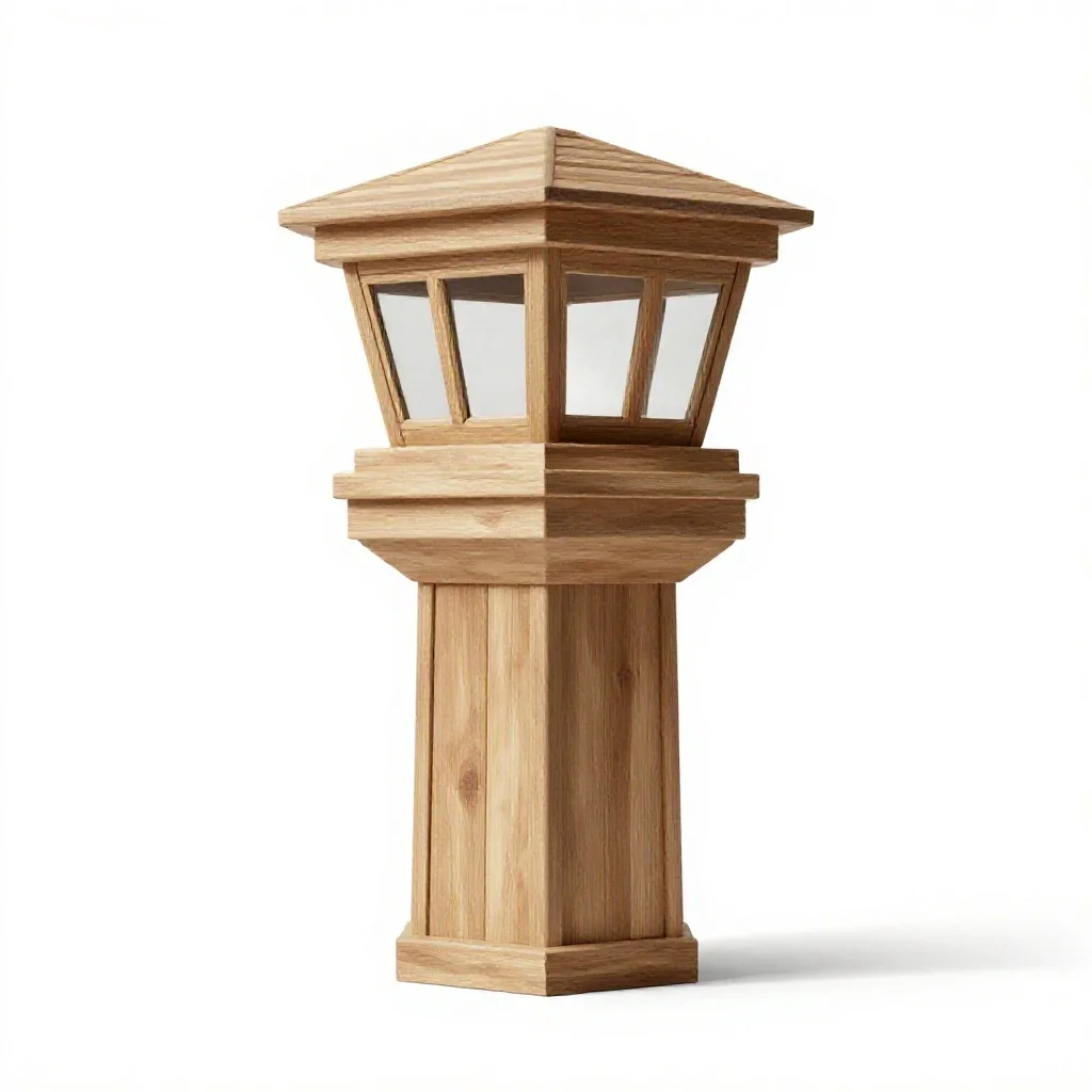 Control tower isolated on a white background