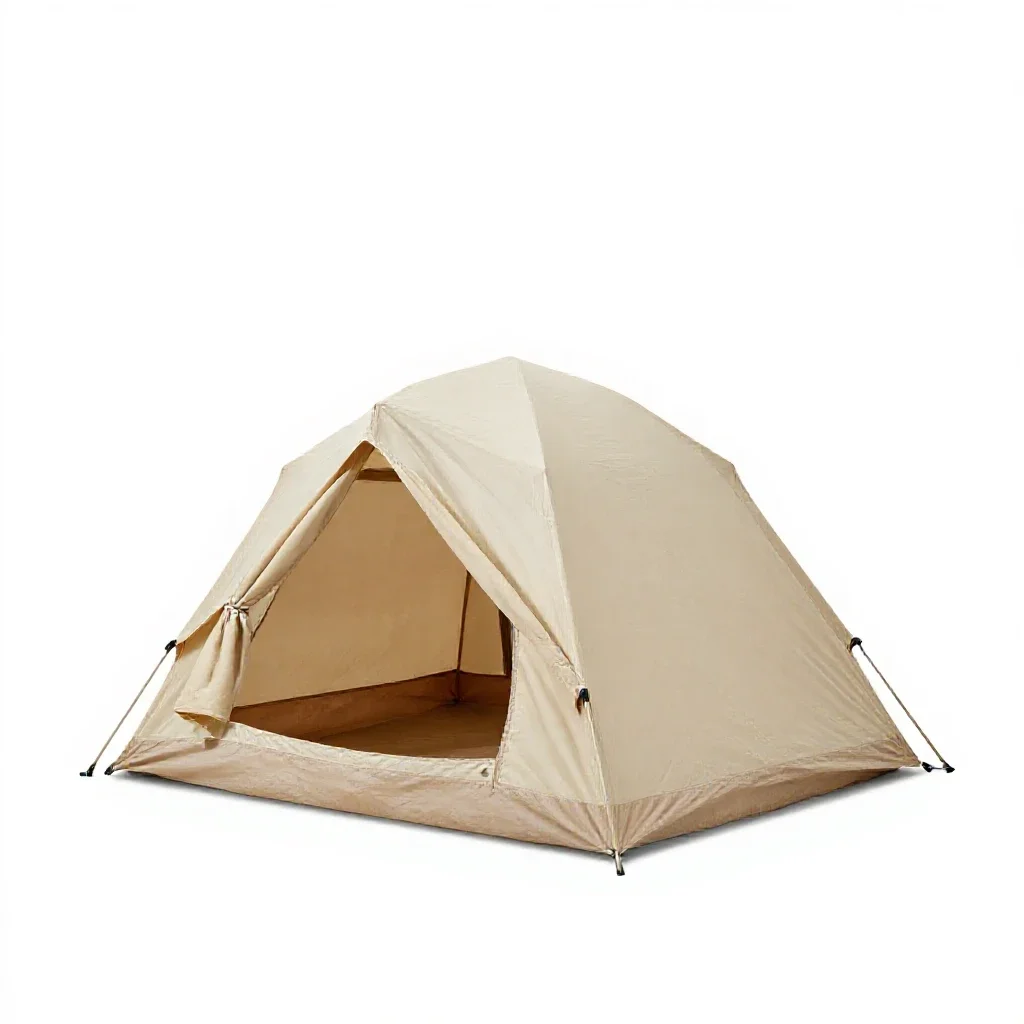 Cottage tent isolated on a white background