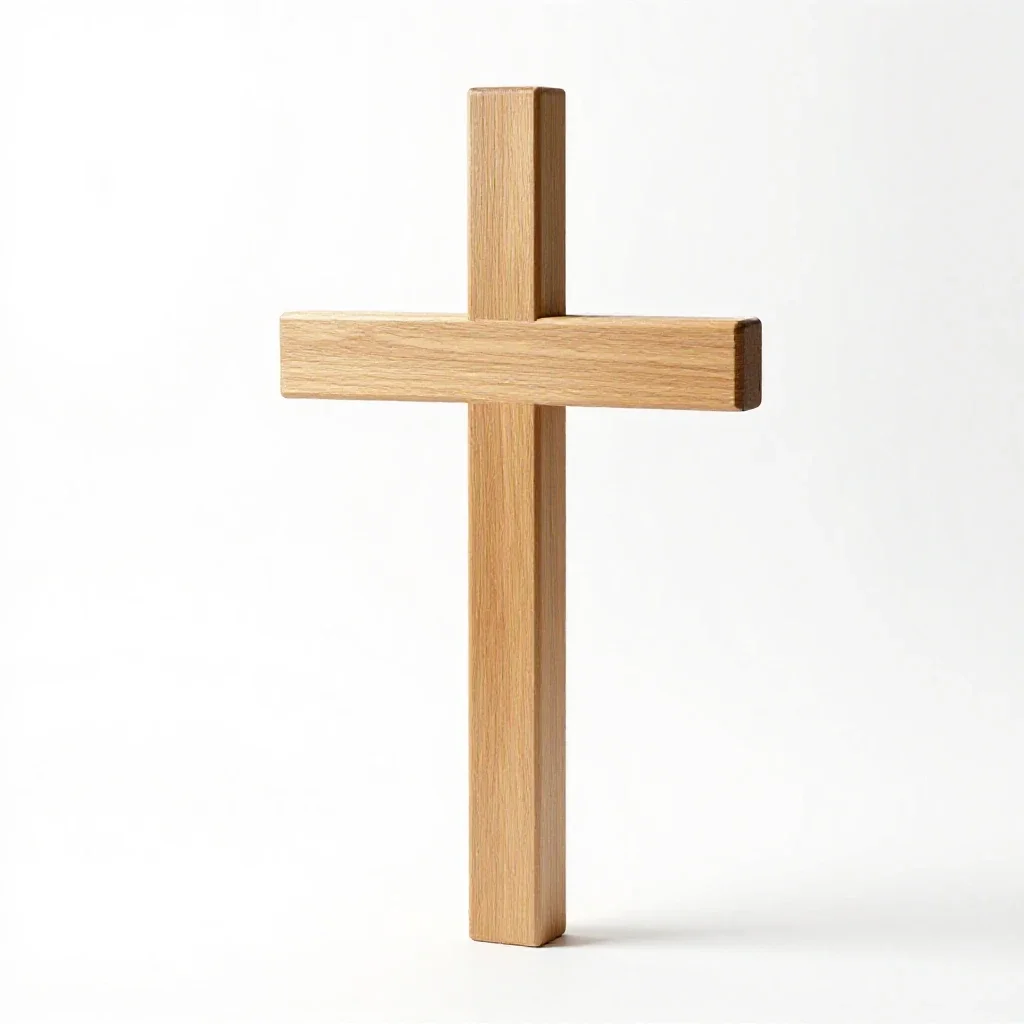 Cross isolated on a white background