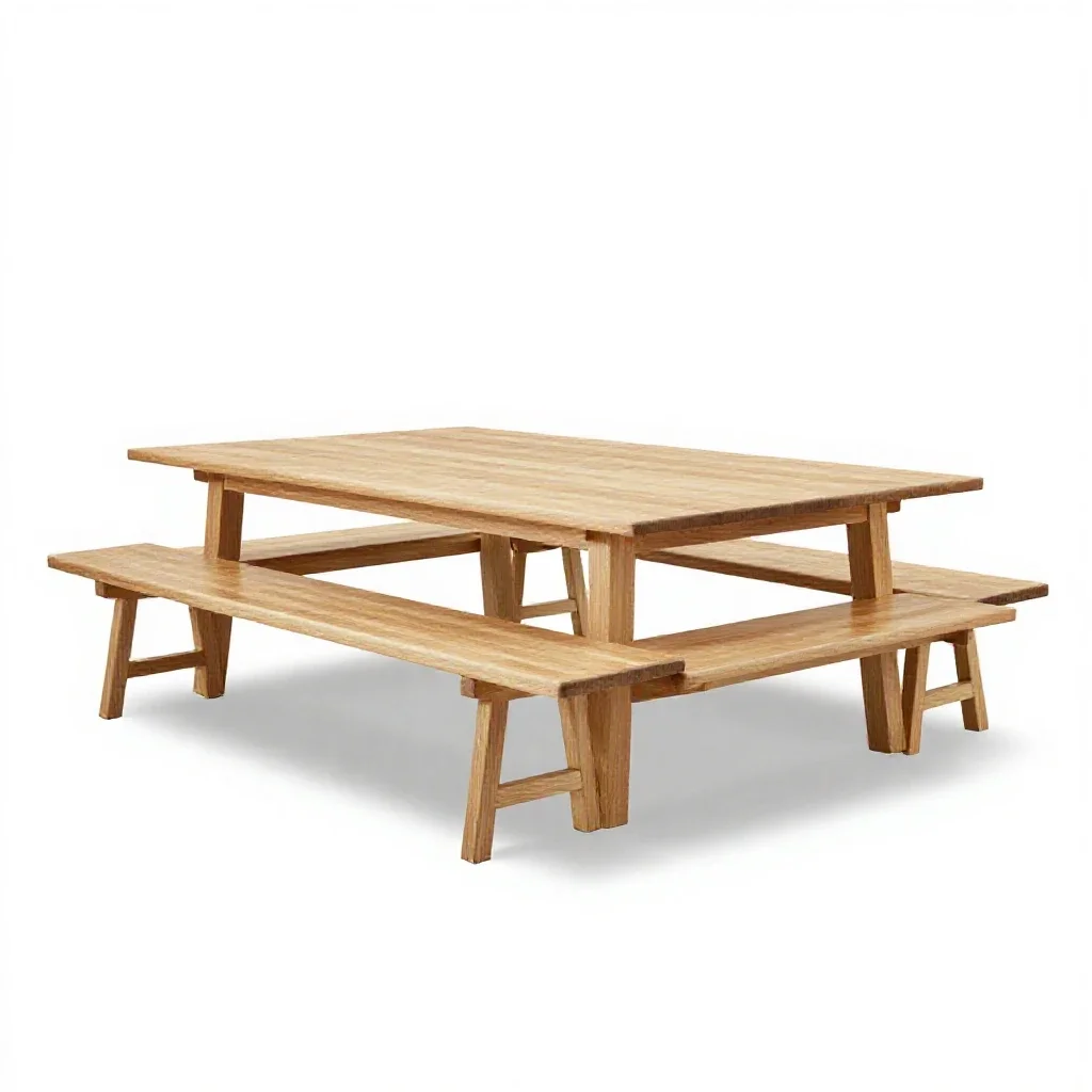 Dining-hall isolated on a white background