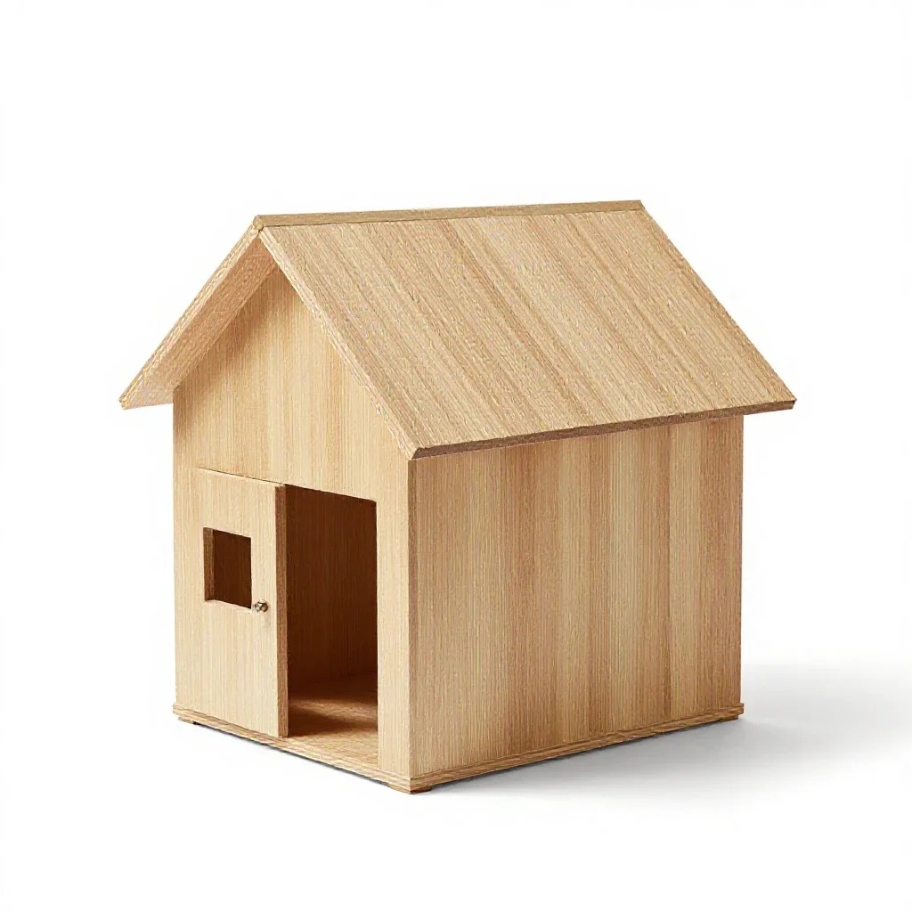 Discount house isolated on a white background