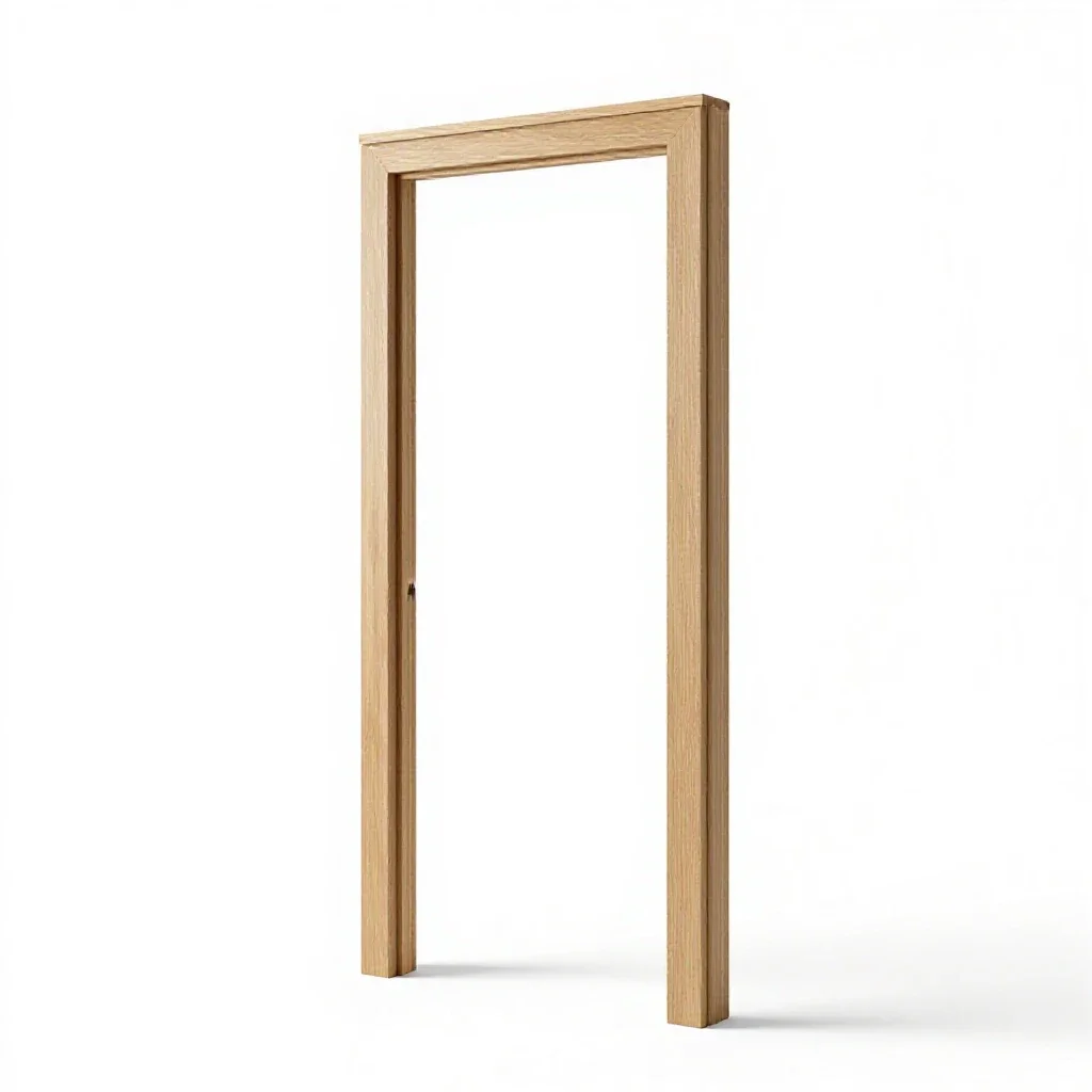 Doorframe isolated on a white background