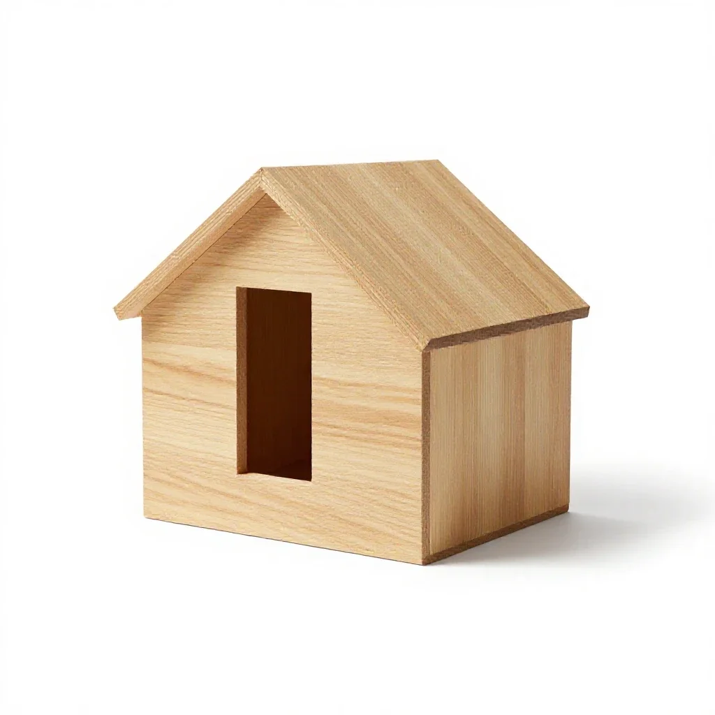 Dormer isolated on a white background