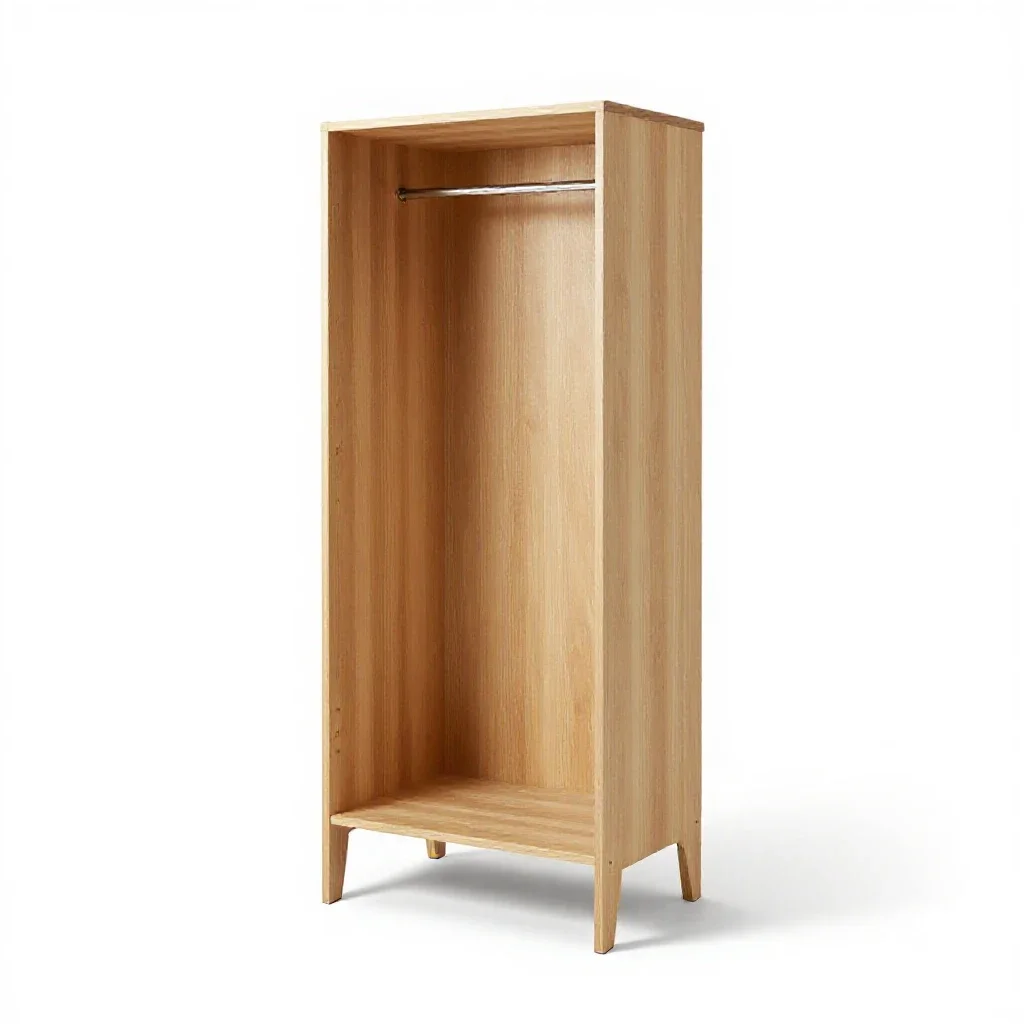 Dressing room isolated on a white background