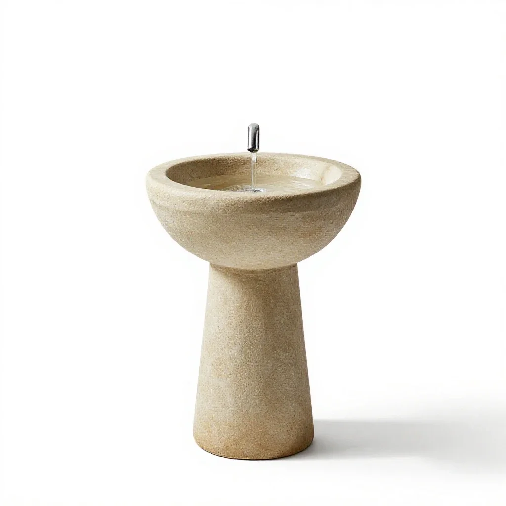 Drinking fountain isolated on a white background