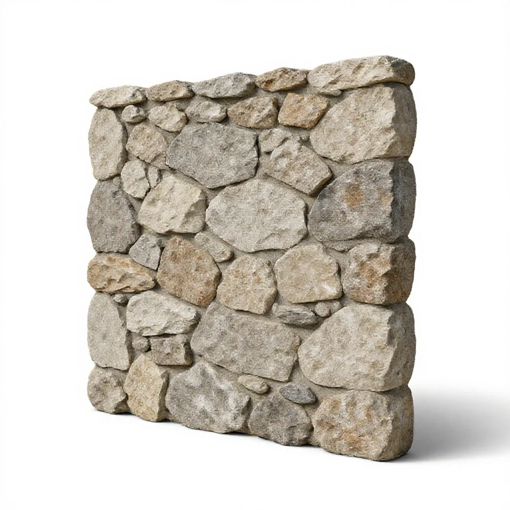 Dry wall isolated on a white background