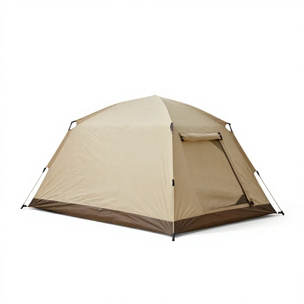 Field tent isolated on a white background