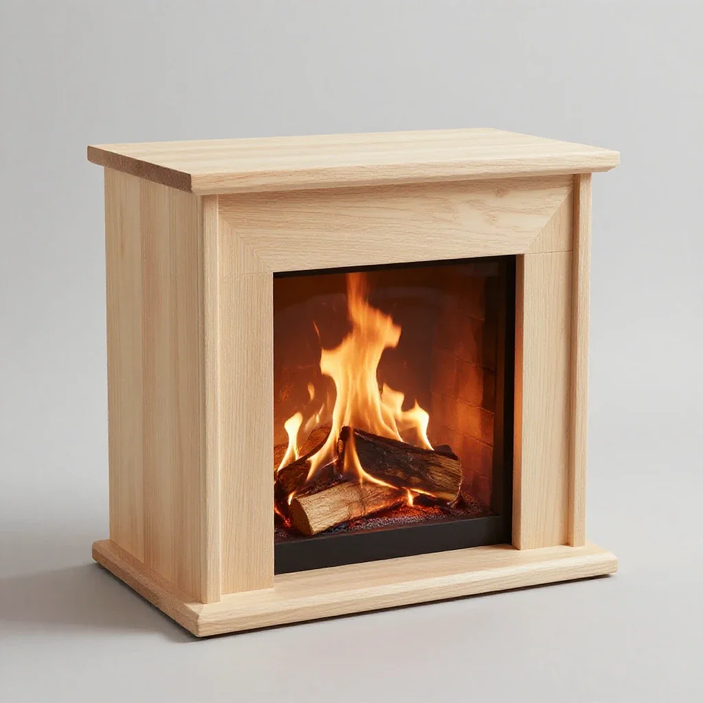 Fire isolated on a white background