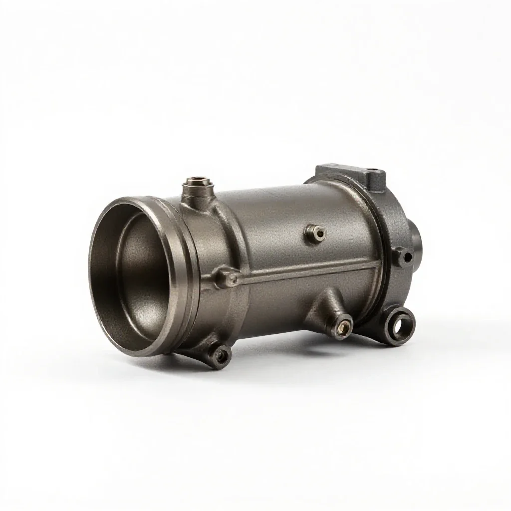 Firing chamber isolated on a white background