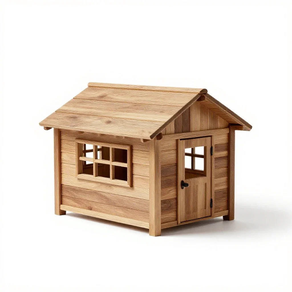 Flophouse isolated on a white background