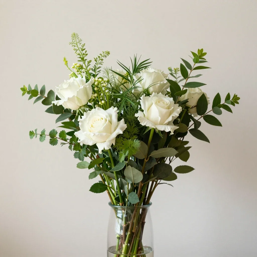 Florist isolated on a white background