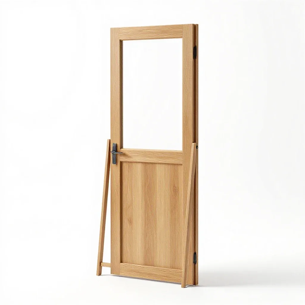 Folding door isolated on a white background