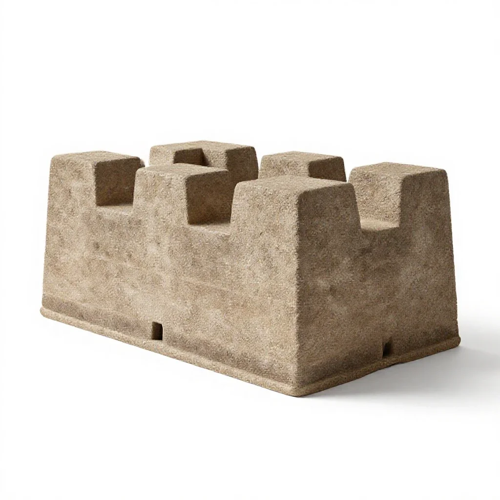 Fortification isolated on a white background