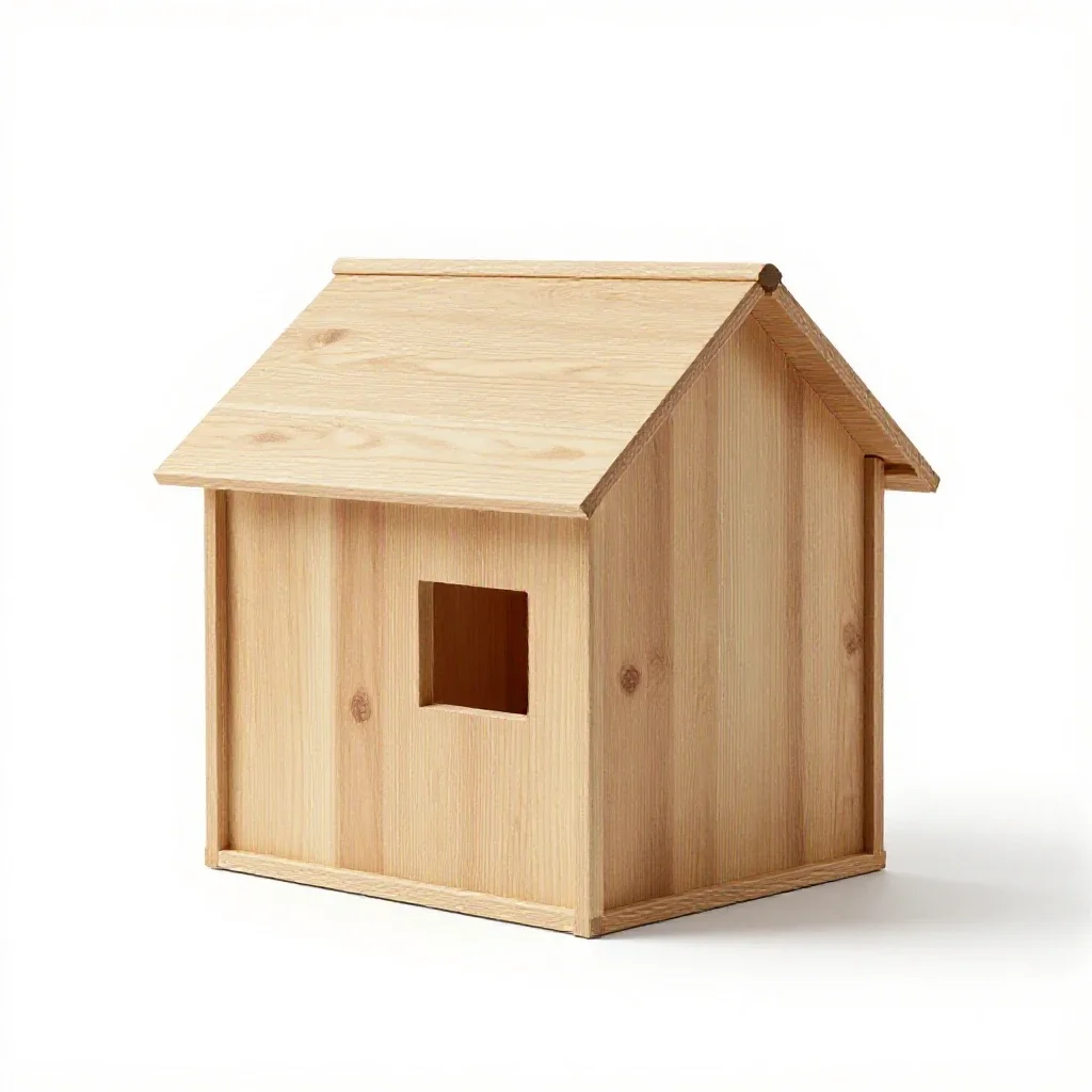 Free house isolated on a white background