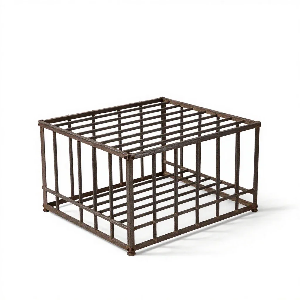 Grate isolated on a white background