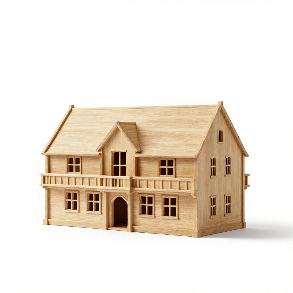 Guildhall isolated on a white background