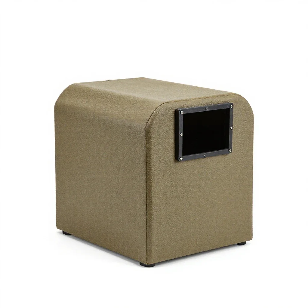 Gun enclosure isolated on a white background