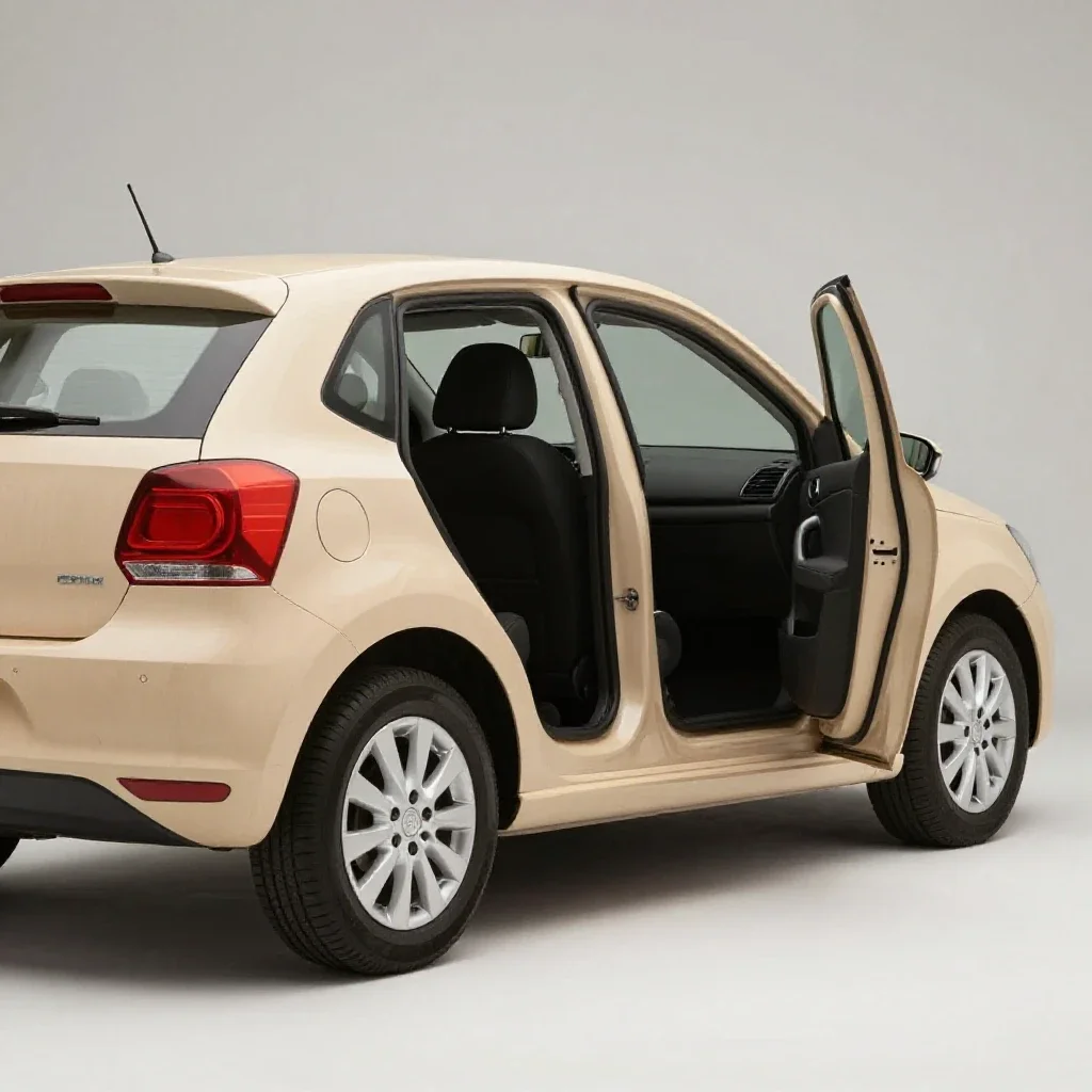 Hatchback isolated on a white background