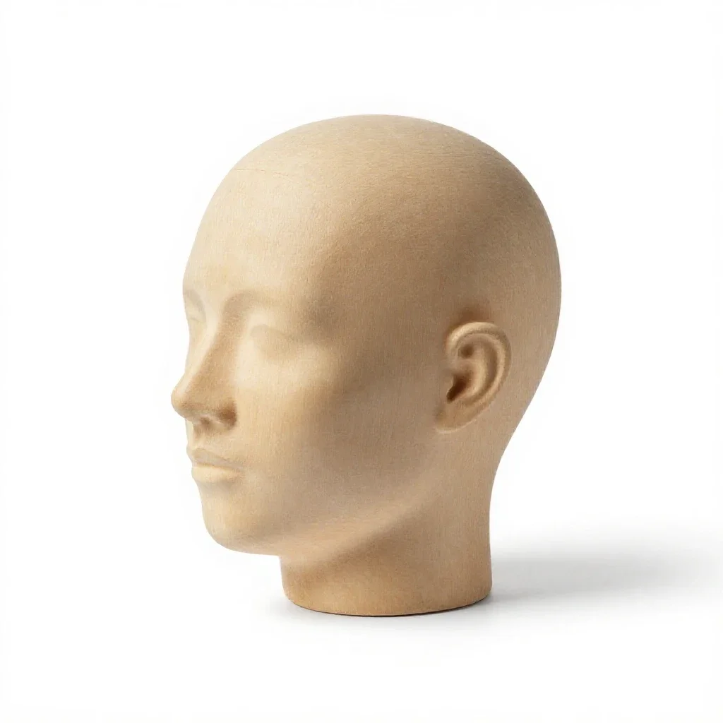 Head isolated on a white background