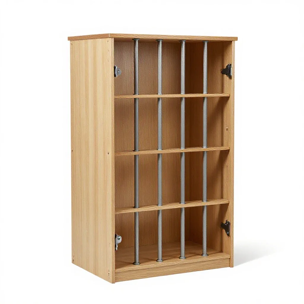 Holding cell isolated on a white background