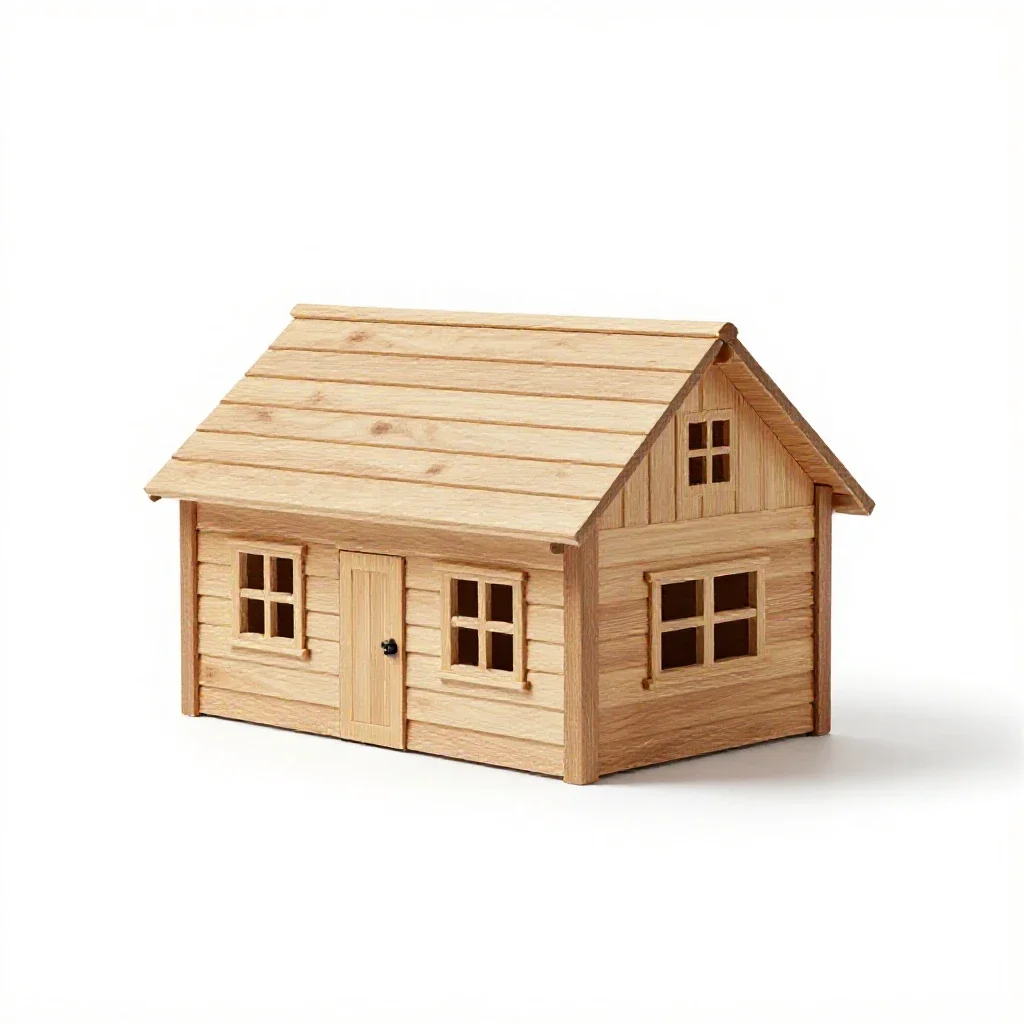 Homestead isolated on a white background