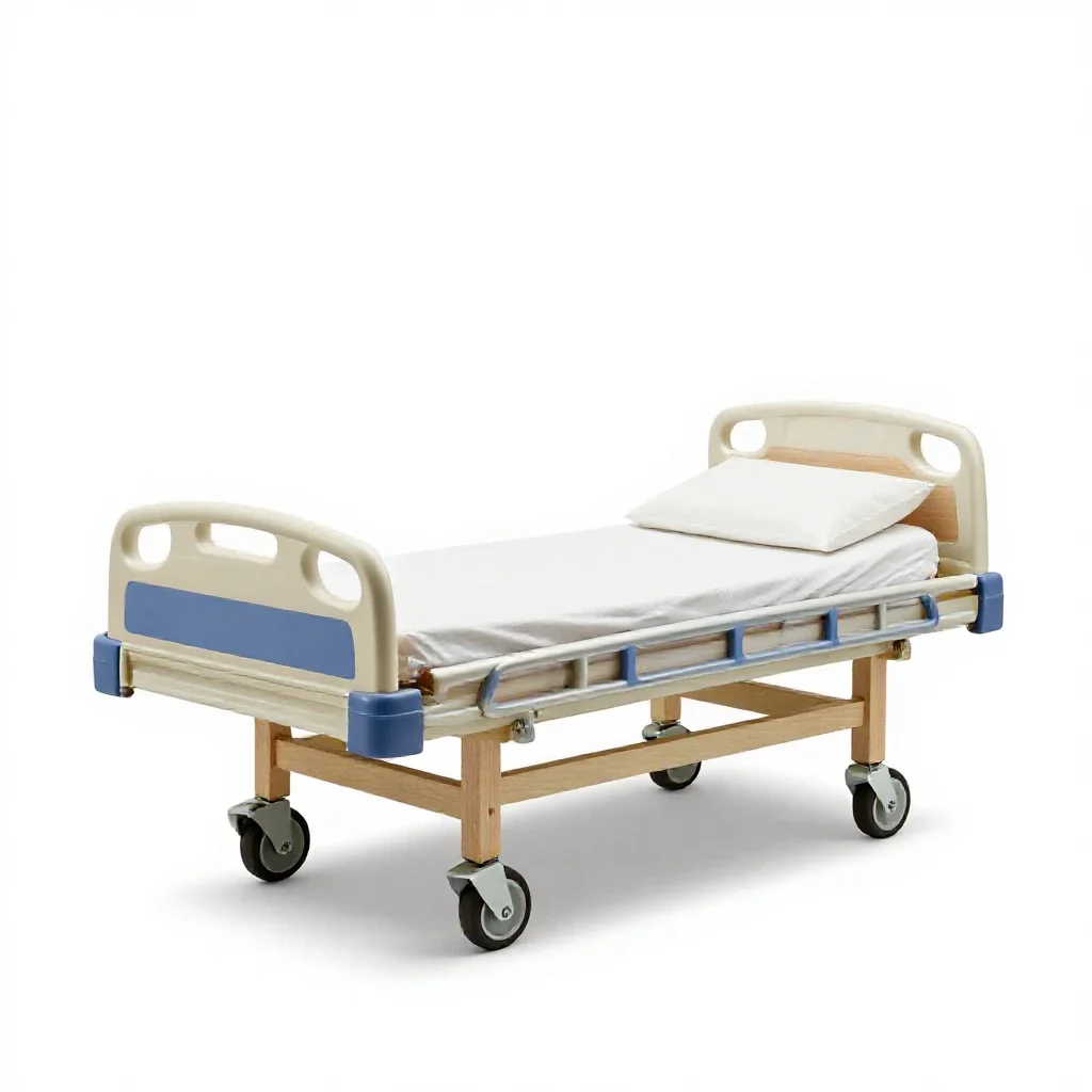 Hospital room isolated on a white background