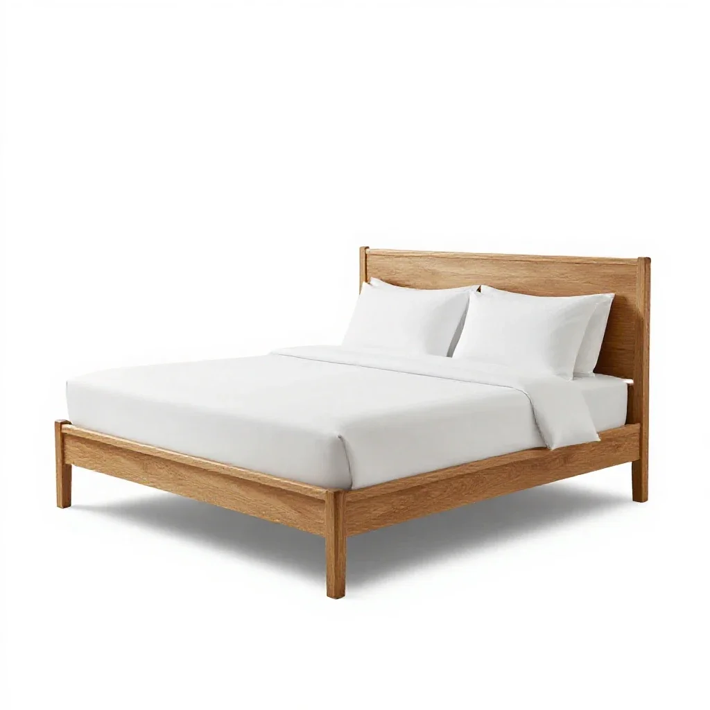Hotel room isolated on a white background