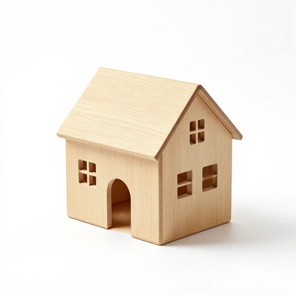 Housing isolated on a white background