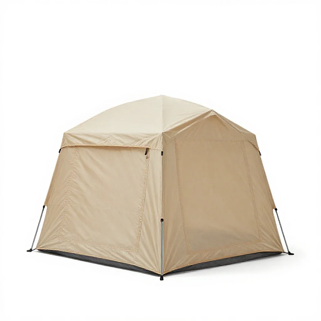 Hutment isolated on a white background