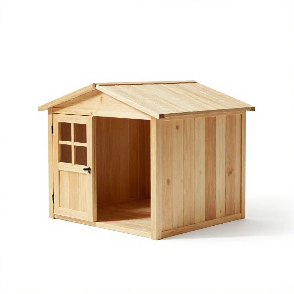 Kennel isolated on a white background