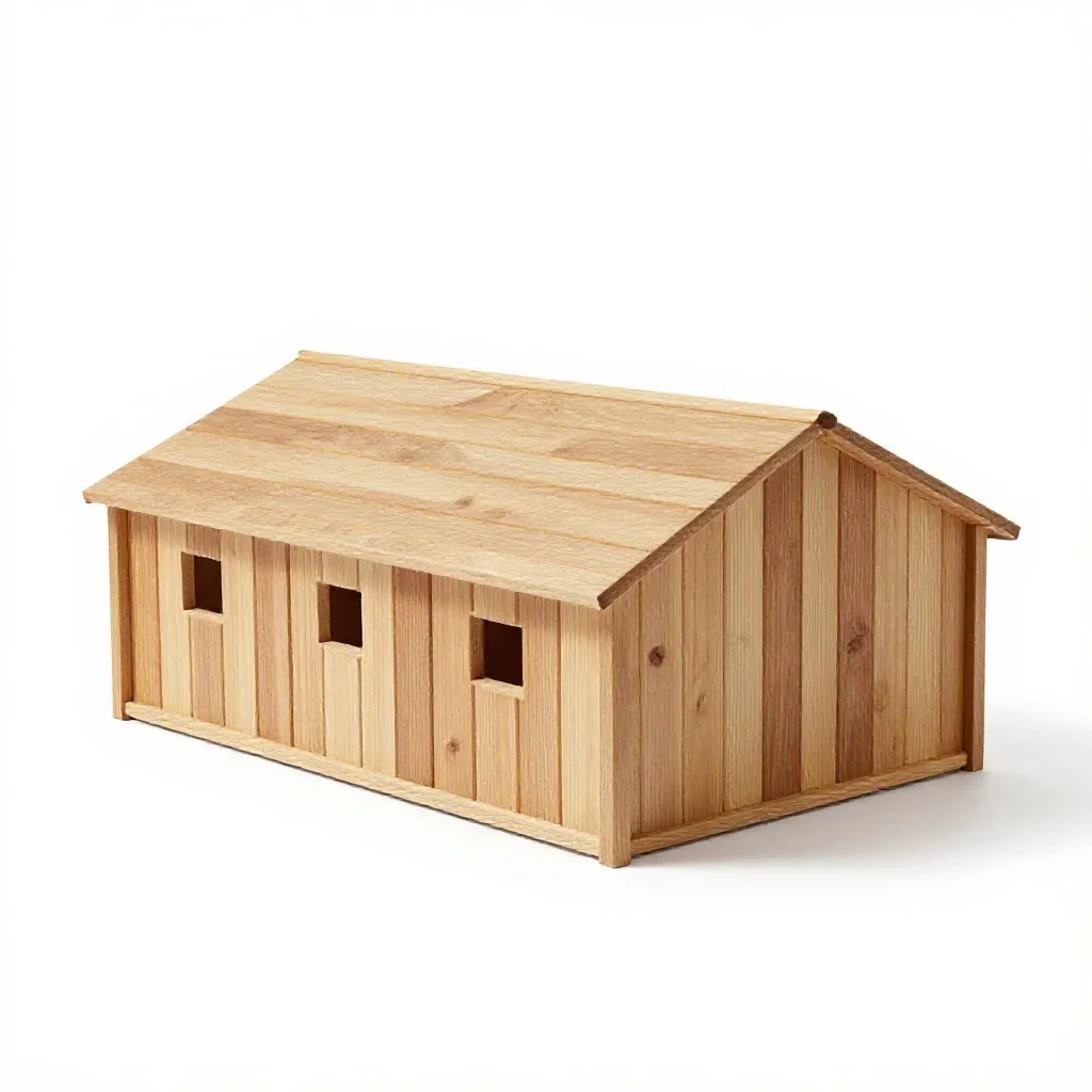 Labor camp isolated on a white background