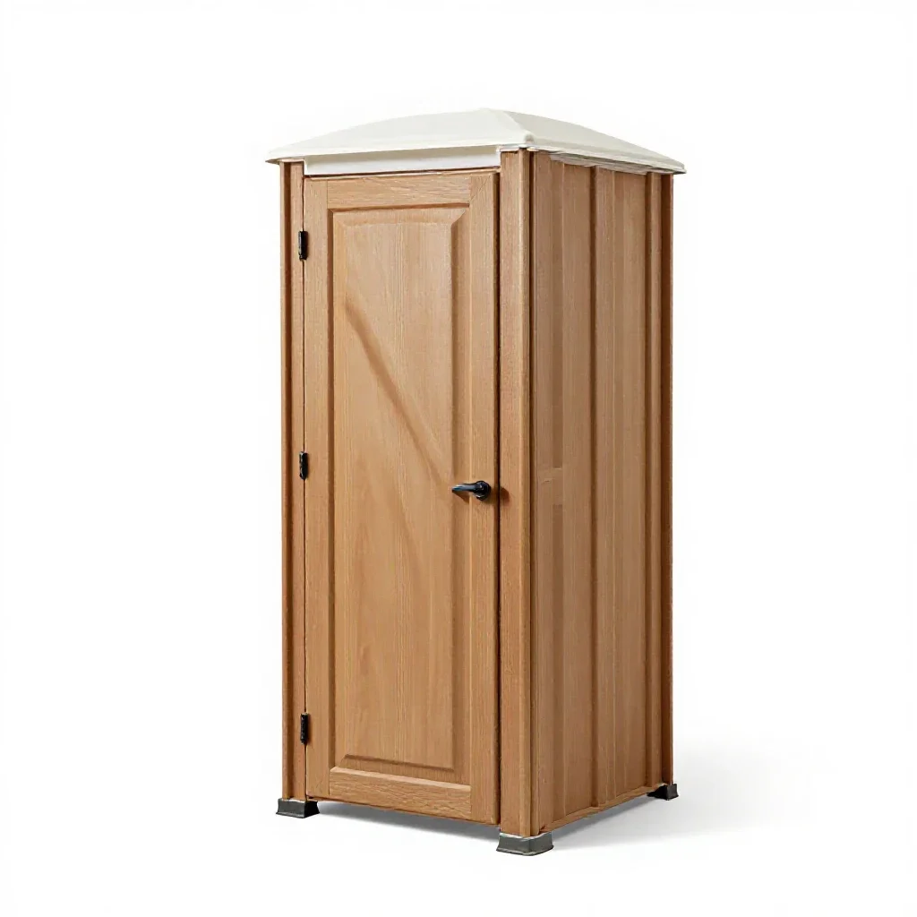 Latrine isolated on a white background