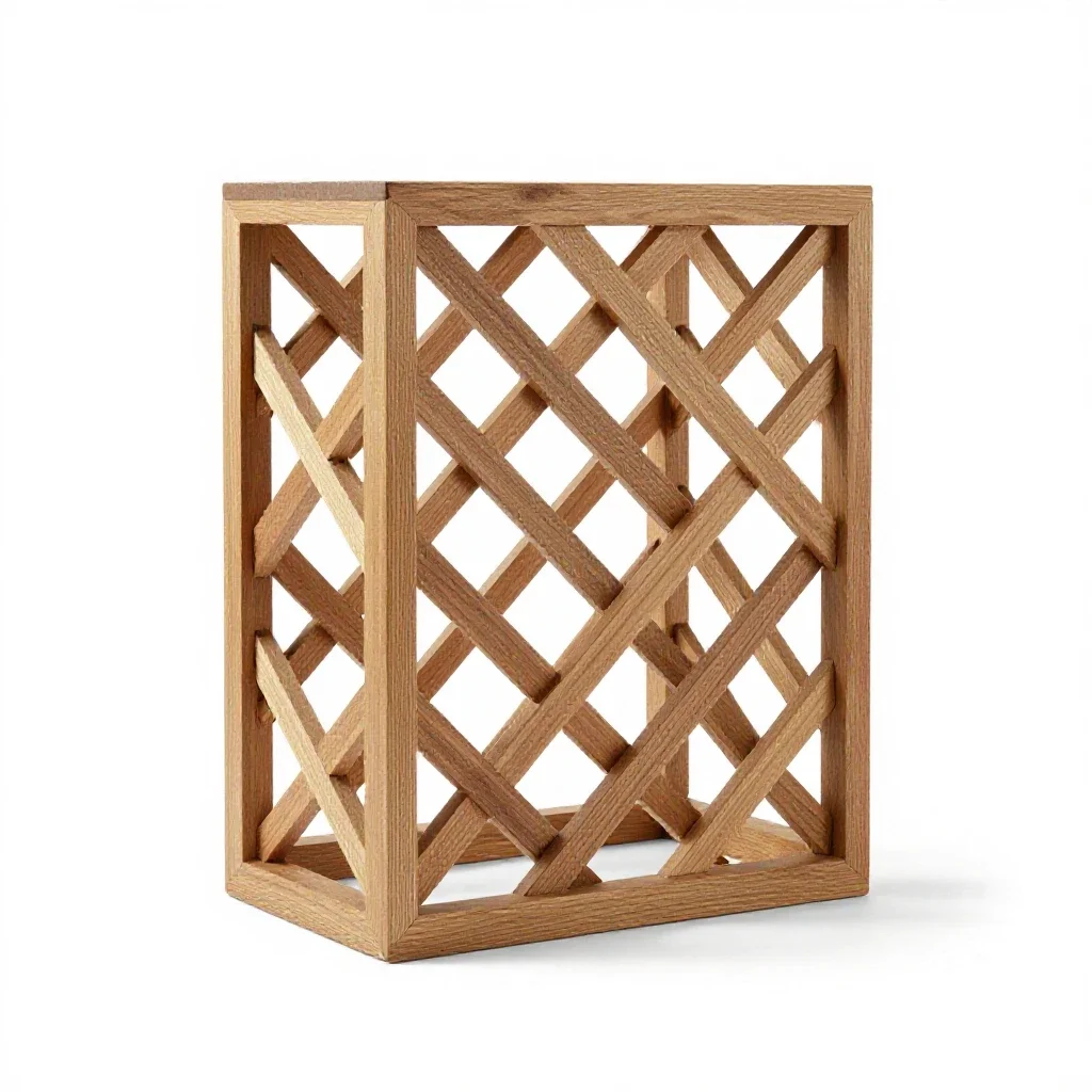 Lattice isolated on a white background