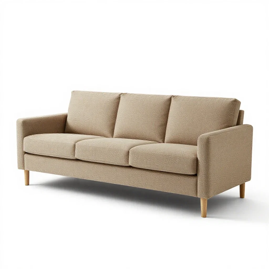 Living room isolated on a white background