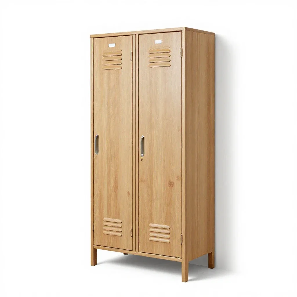 Locker room isolated on a white background